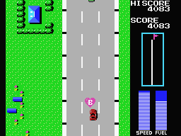 Road Fighter screenshot 7 for MSX